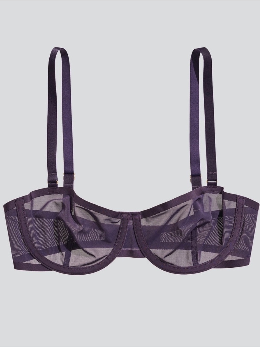 CUUP the balconette bra Mesh Black Size 40G